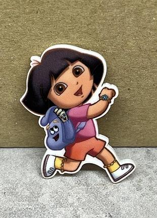 Пластиковый декор (серединка для бантика) размер 4 см, арт 018502, 1 шт, ассорти