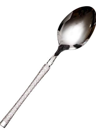 Ложка сервировочная из нержавеющей стали большая ложка 27 см серебро hp-8-52