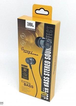 Навушники вакуумні jbl ws-l13 (гарнітура) black+мікрофон