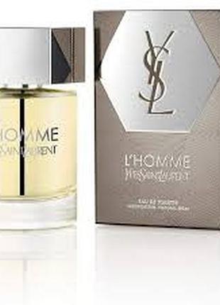 Yves saint laurent ysl l`homme набор (туалетная вода 100мл + гель для душа 100мл)
