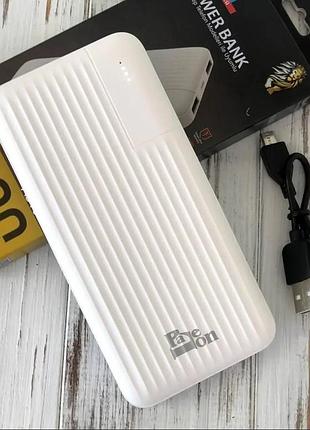 Повербанк power bank paleon 10000 mah as-10 2 usb чорний