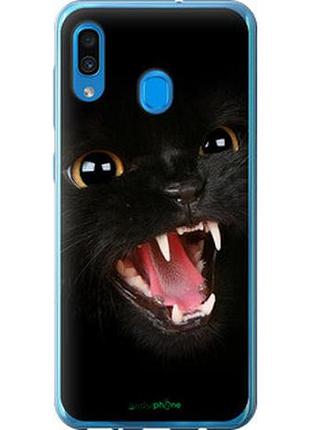 Чохол на samsung galaxy a20 2019 a205f чорна кішка "932u-1761-7673"
