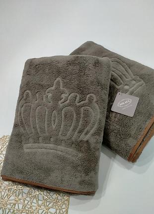 Банные полотенца из микрофибры, solafa, хорошо впитывают влагу, размер 70*140 (арт.5859)