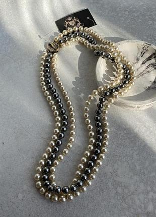 Вінтаж перли намисто буси потрійне кольє з перлів вінтажне. німеччина 925