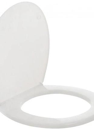Сидіння-кришка для унітазу універсальне пластмасове сиданіт s-13 стільчак для унітазу 41*36 cm forkopt
