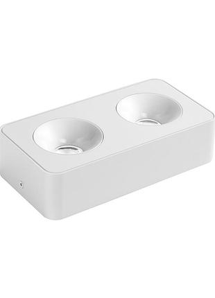 Cвітильник точковий накладний sidney-2l 20w 4000k ip20 білий violux