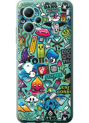 Чохол на xiaomi redmi note 12 5g стікер бомбінг 1 "693u-2934-7673"