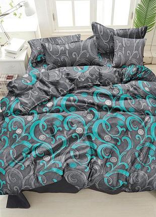 Постельное белье бязь 40-0979 grey blue