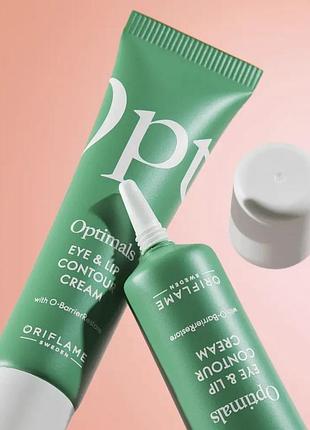 Крем 2-в-1 для контура глаз и губ opt optimals (15 мл)