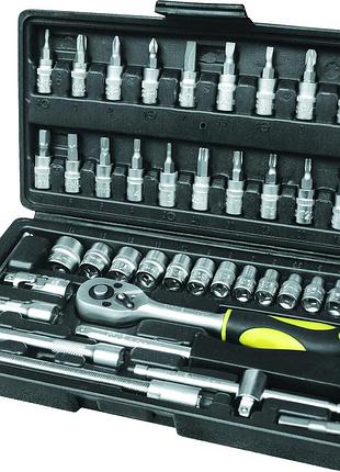 (70014) набор инструментов профессиональный 46 ед. сталь