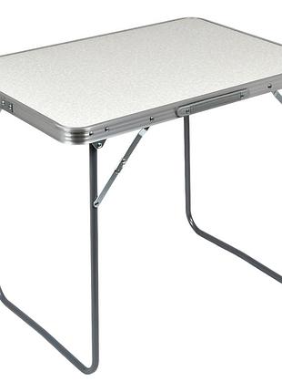 Раскладной стол чемодан для пикника, рыбалки, дачи folding table 80 х 60 х 70 см (mh-5311) белый