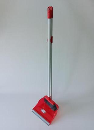 Совок со щеткой для пола, на длинной ручке z-139 "zambak" forkopt