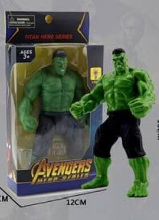 Фігурка халк avenger (18 см) месники: війна нескінченності іграшка марвел abc світний