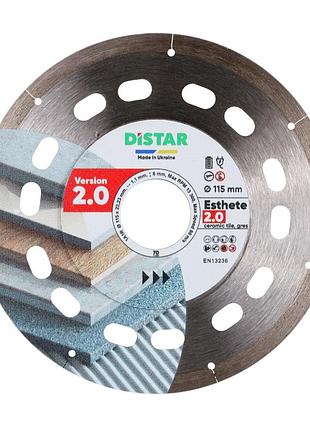 Круг алмазный отрезной 1a1r 115x1,1/0,9x6x22,23 esthete 2.0