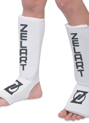 Защита голени и стопы zelart xxs-xl белый s