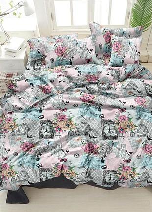 Постельное белье бязь 40-0870 двуспальный евро