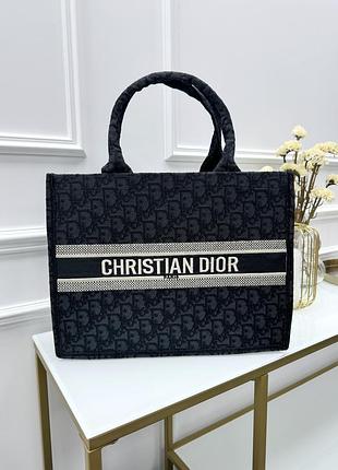 Сумка кристиан диор шопер черный dir yousf