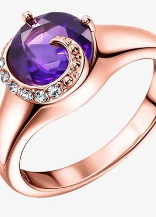 Каблучка «квітучий аметист» | колекція norrsken розмір: 17