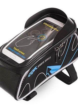 Сумка на раму велосипеда b830 черный (39429015), no branding