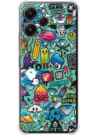 Чохол на xiaomi redmi 12 стікер бомбінг 1 "693sp-3114-7673"