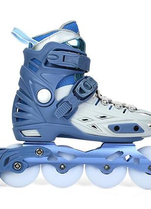 Дитячі розсувні ролики a4155-m-bl, розмір 35-38