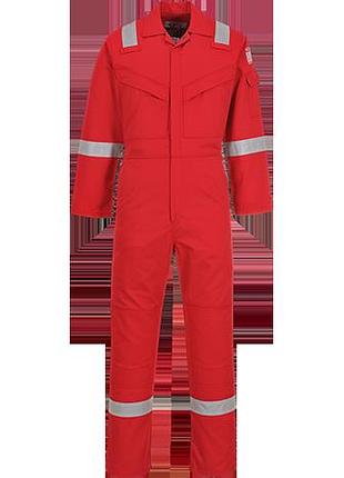 Вогнестійкий антистатичний комбінезон 350г fr50 червоний, xl