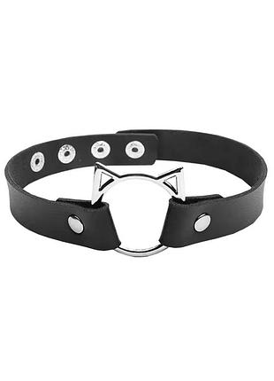 Чокер y2k чорний котик (1697)