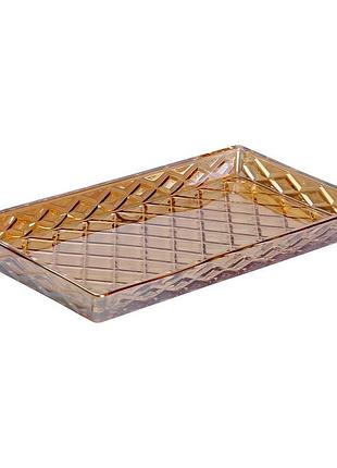 Блюдо для закусок стеклянное 29.5*13.5*2 прямоугольное hp-yh-57