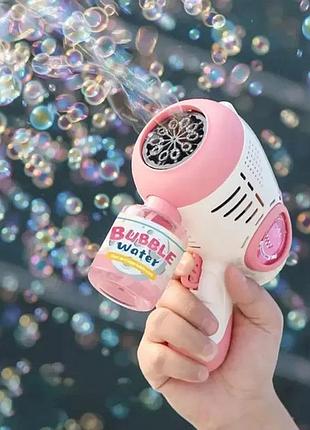 Пистолет с мыльными пузырями bubble maker and 066 с аккумулятором