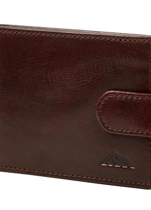 Чоловічий шкіряний гаманець el forrest 916-28 rfid коричневий -