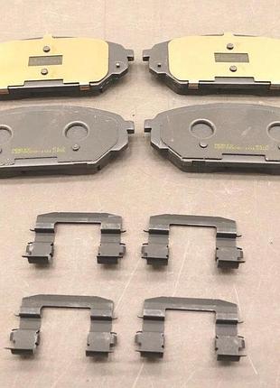 Колодки тормозные передние дисковые hyundai veracruz/ix55, 581013ja01