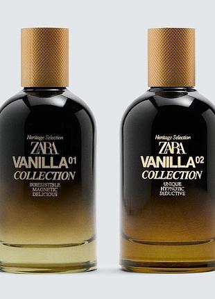 Набор парфюмированной воды | 2 × 100 мл | оригинал zara vanilla collection 01 + vanilla collection 02 ,2 x 100 мл (3.4 fl. oz)