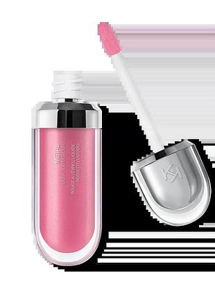Жидкая металлическая помада для губ kiko milano 02 vintage rose