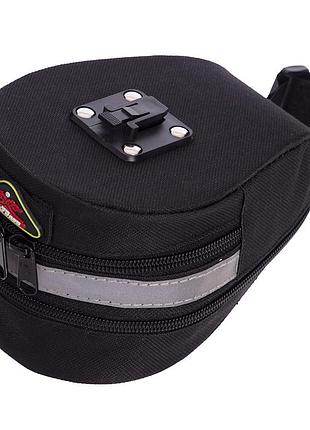 Сумка на багажник велосипеда tq-2501 черный (39429053), no branding