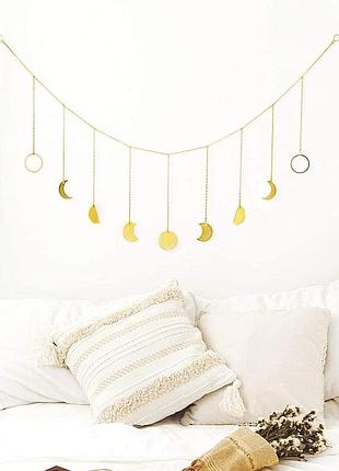 Гирлянда с фазой луны декор в стиле бохо, amazon, германия