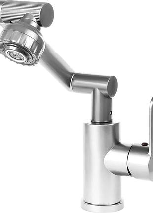 Смеситель трансформер вращающийся для ванной комнаты и кухни swiveling faucet