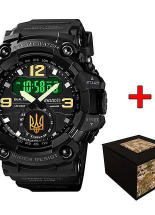 Awarder 004 тризуб золото black