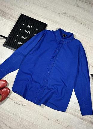 Яскрава сорочка з льоном new look