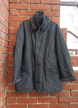 Натуральная овчина\ очень теплая мужская дубленка