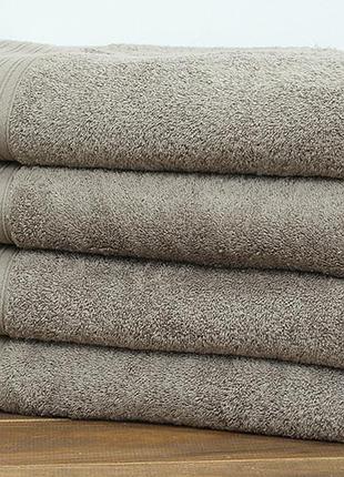 Полотенце махровое 70 * 140 см. 100% хлопок банный для сауны strip цвет: зеленый капучино