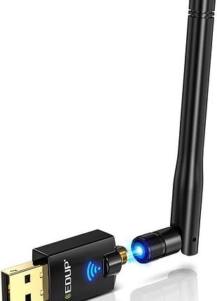 Usb-адаптер wi-fi edup ac600m для пк, дводіапазонний бездротовий мережевий usb-адаптер, amazon, німеччина