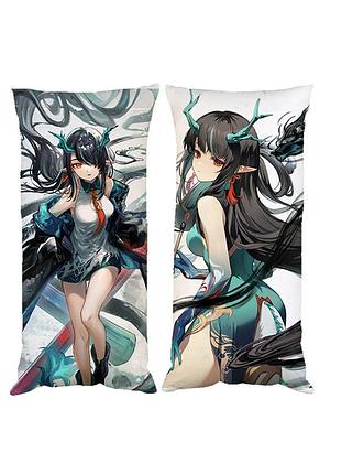 Подушка аниме аркнайтс arknights двухсторонняя 30х50 см (pp0720)