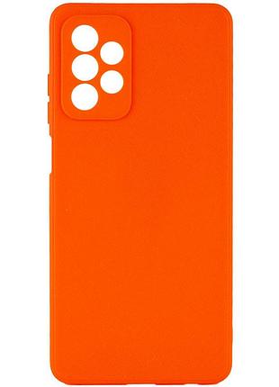 Силіконовий чохол candy full camera для samsung galaxy a32 5g помаранчевий / orange
