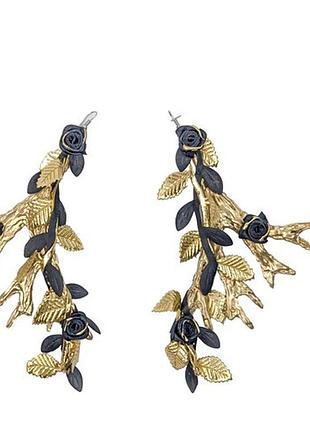 Серьги эльфийка rose