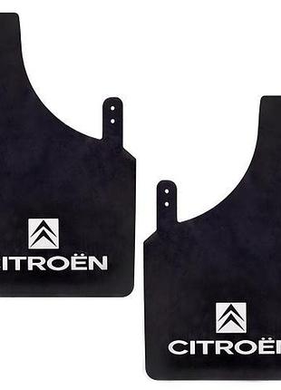 Брызговики "sport master" xl 230*375 citroen черный 2шт