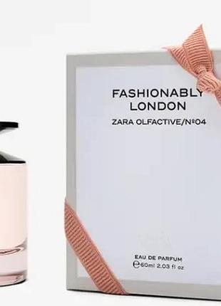 Zara fashionably london eau de parfum 60 мл