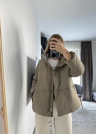 Куртка пуховик анорак zara новий xs, m