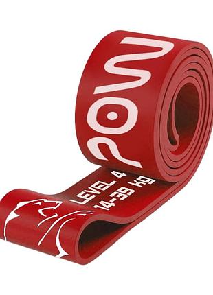 Еспандер-петля (гумка для фітнесу і кроссфіту) powerplay 4115 power band червона (14-39 кг) лучшая цена с быстрой доставкой по