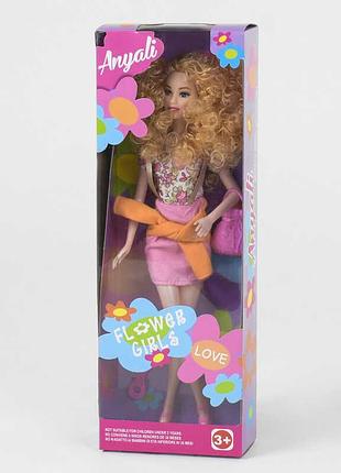 Кукла модель в стиле барби кучерявая