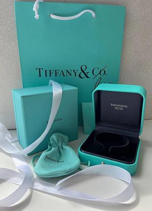 Tiffany / тіффані подарункове паковання під браслет — коробочка, зовнішня коробочка, пакет, мішечок, картка
